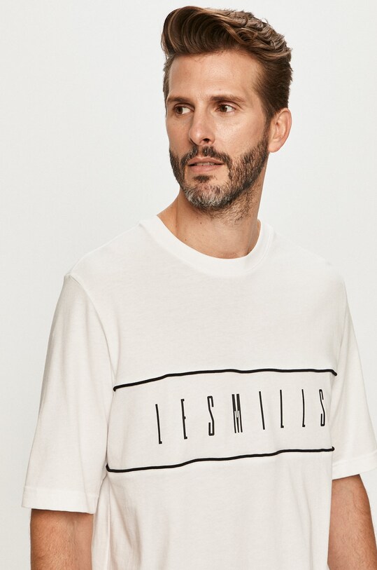 Reebok - T-shirt GE1049 nadruk biały GE1049