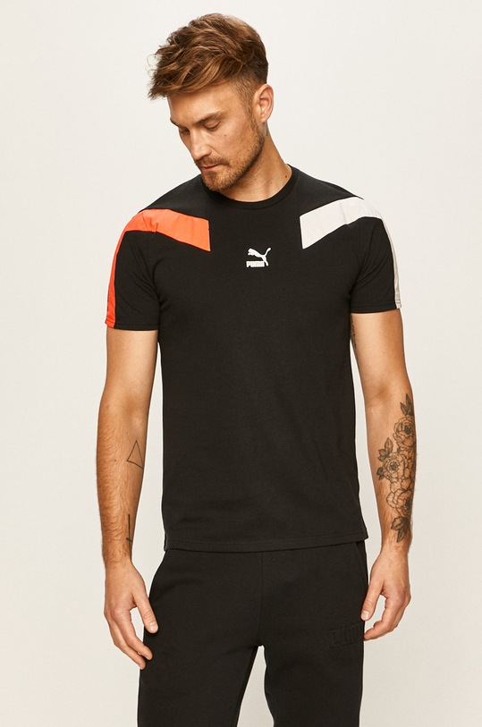 Puma - Tričko 598800 nášivka černá 598800