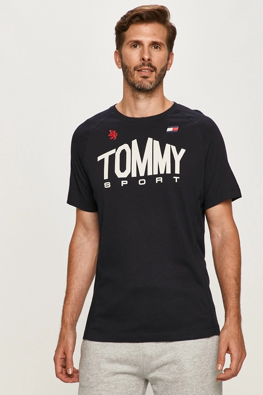 Tommy Sport - T-shirt egyéb sötétkék S20S200502