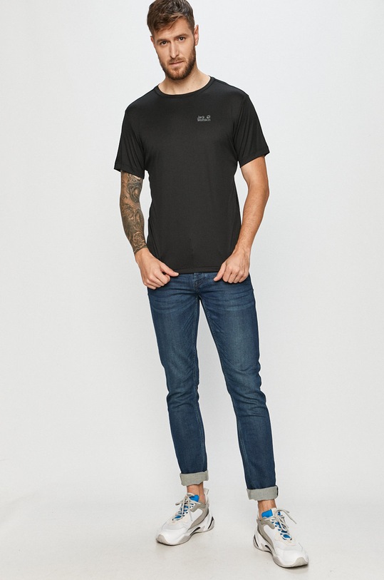 Jack Wolfskin - T-shirt 1807071 czarny SS23