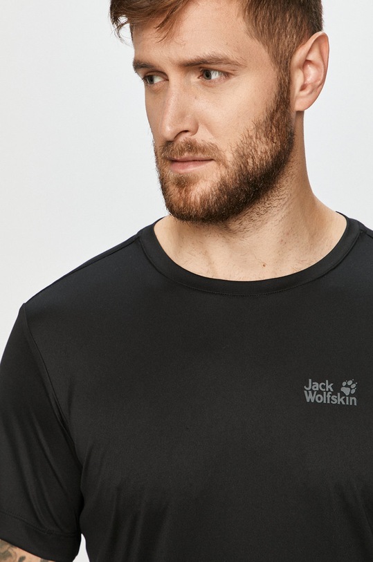 Jack Wolfskin - T-shirt czarny 1807071