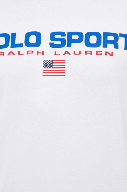 Bavlnené tričko Polo Ralph Lauren 710750444002 biela
