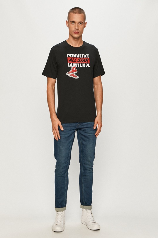 Converse - Tričko 10020532.A01 čierna AW20