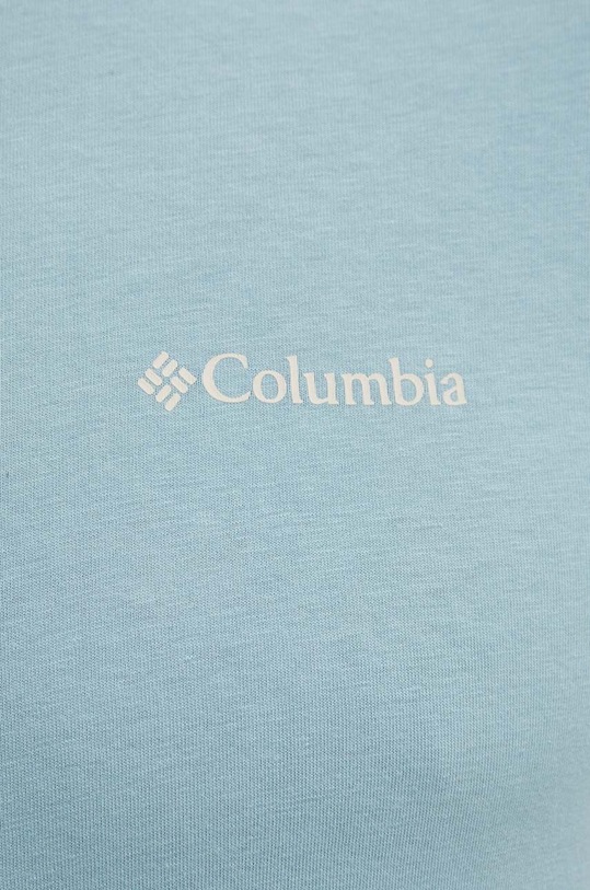 Columbia t-shirt bawełniany North Cascades 1834041 niebieski