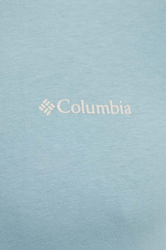 Columbia t-shirt bawełniany North Cascades 1834041 niebieski