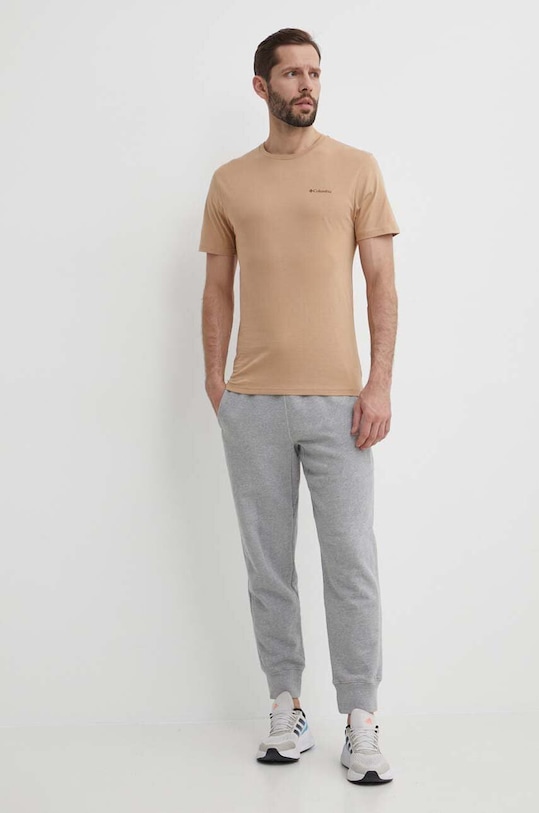 Columbia tricou din bumbac North Cascades 1834041 bej SS25