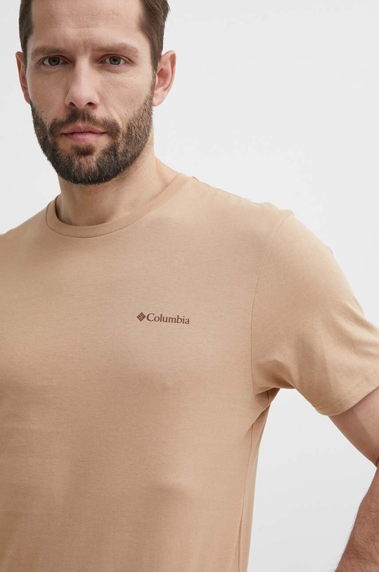 Columbia tricou din bumbac North Cascades bej 1834041