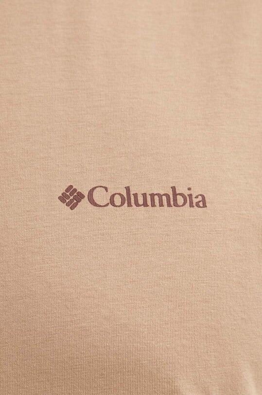 Бавовняна футболка Columbia North Cascades 1834041 бежевий