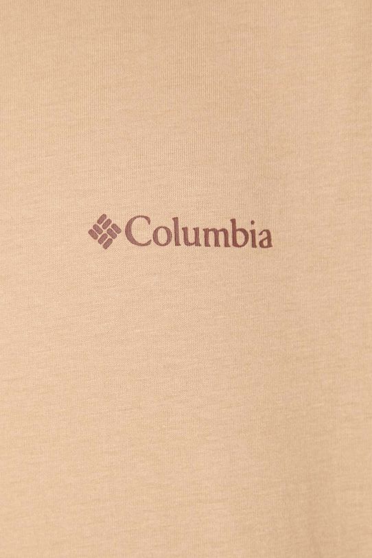 Бавовняна футболка Columbia North Cascades 1834041 бежевий