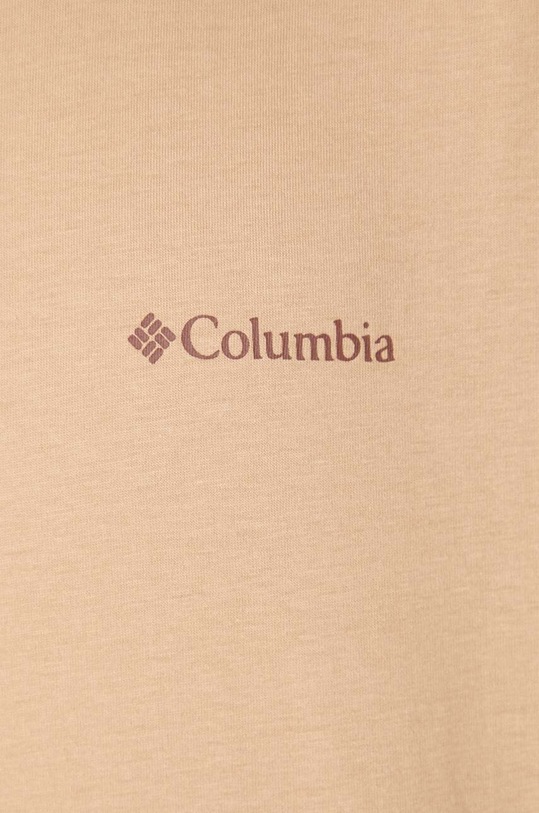 Памучна тениска Columbia North Cascades 1834041 бежов