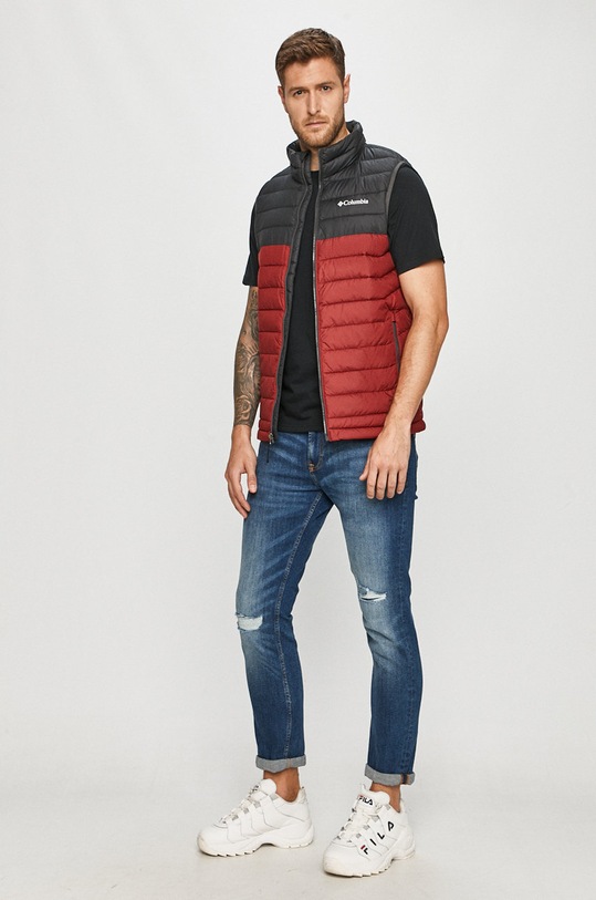 Βαμβακερό μπλουζάκι Columbia North Cascades 1834041 μαύρο SS25