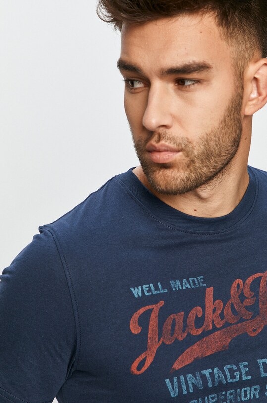 Premium by Jack&Jones - T-shirt granatowy 12178170