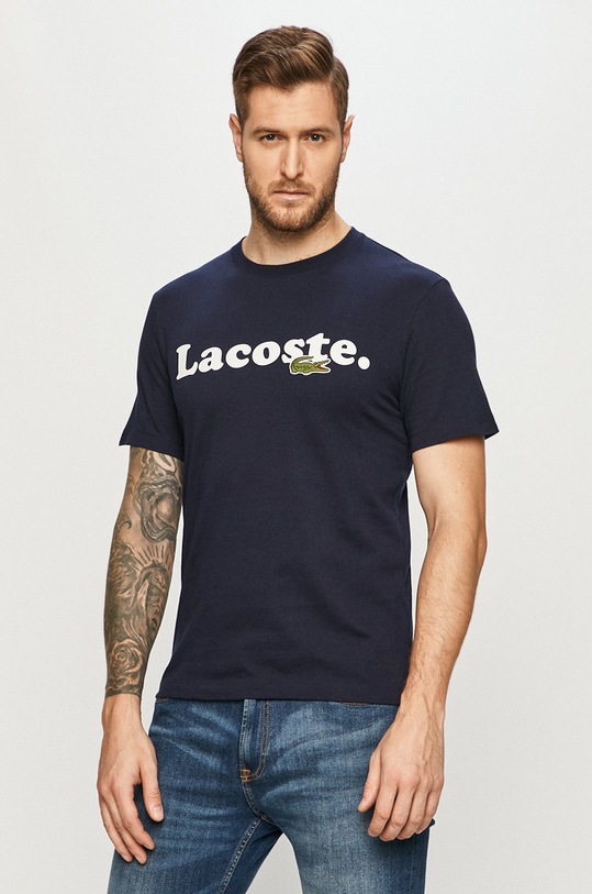 Lacoste - T-shirt TH1868 regular granatowy TH1868