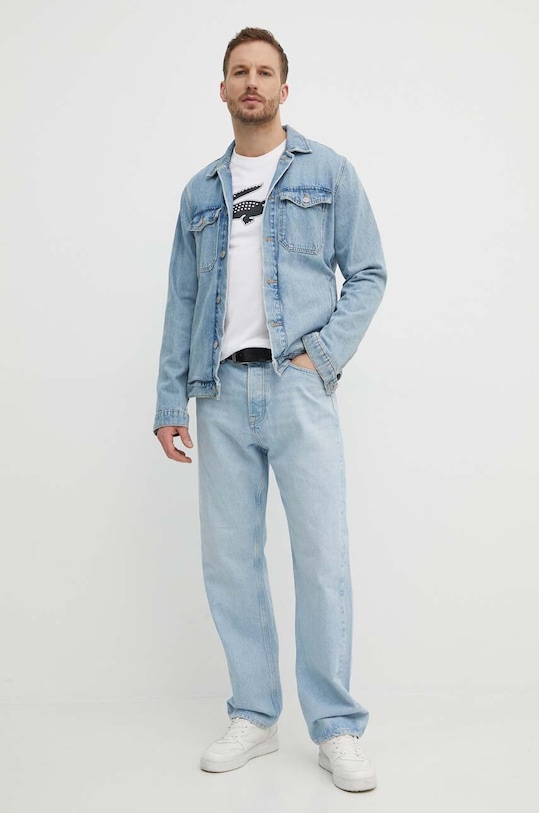 Majica kratkih rukava Lacoste TH2042 bež AW24