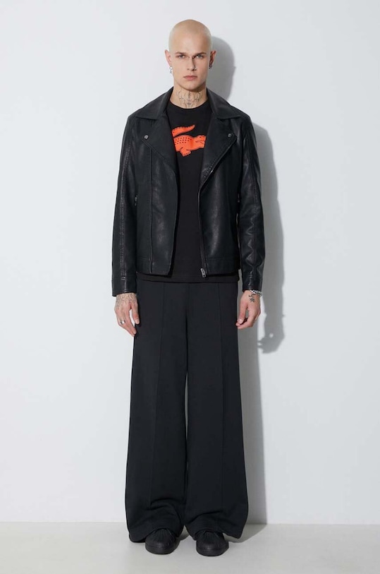 Тениска Lacoste TH2042 черен AW24