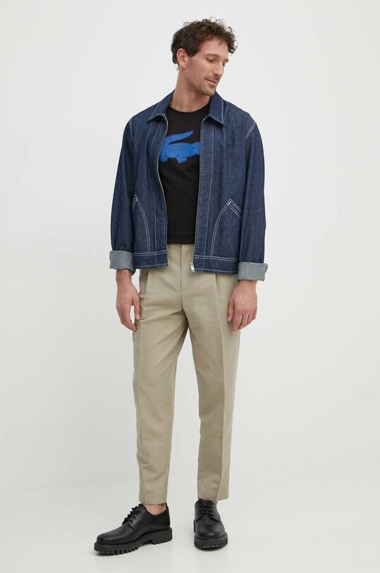 Футболка Lacoste TH2042 чорний AW24