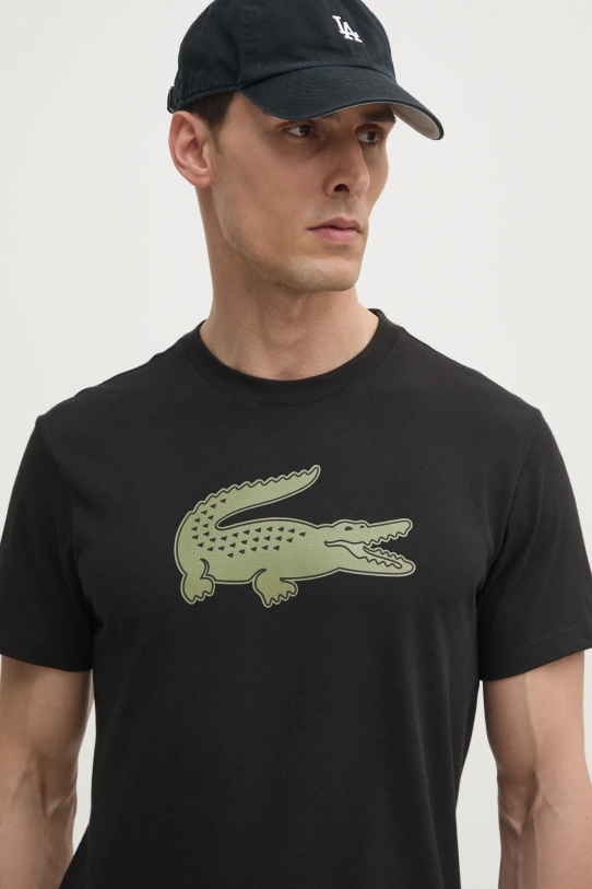 Lacoste t-shirt czarny TH2042