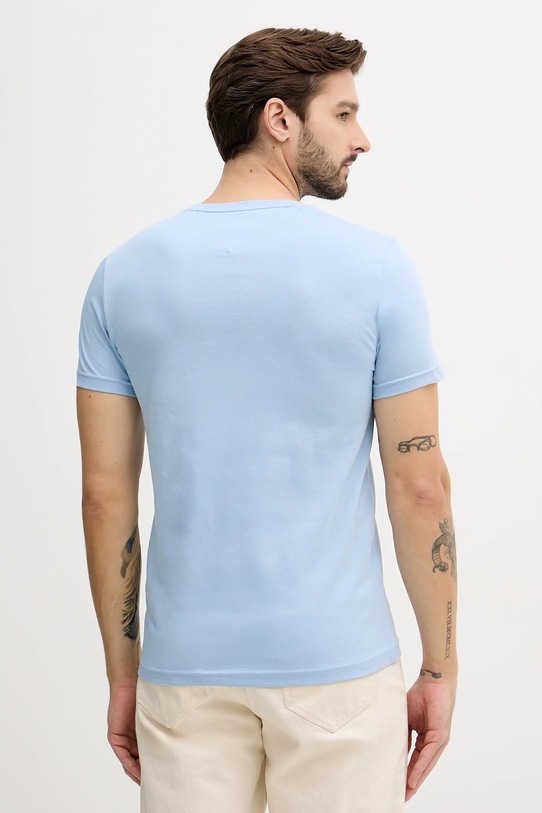Odzież Tommy Hilfiger t-shirt bawełniany MW0MW11797 niebieski