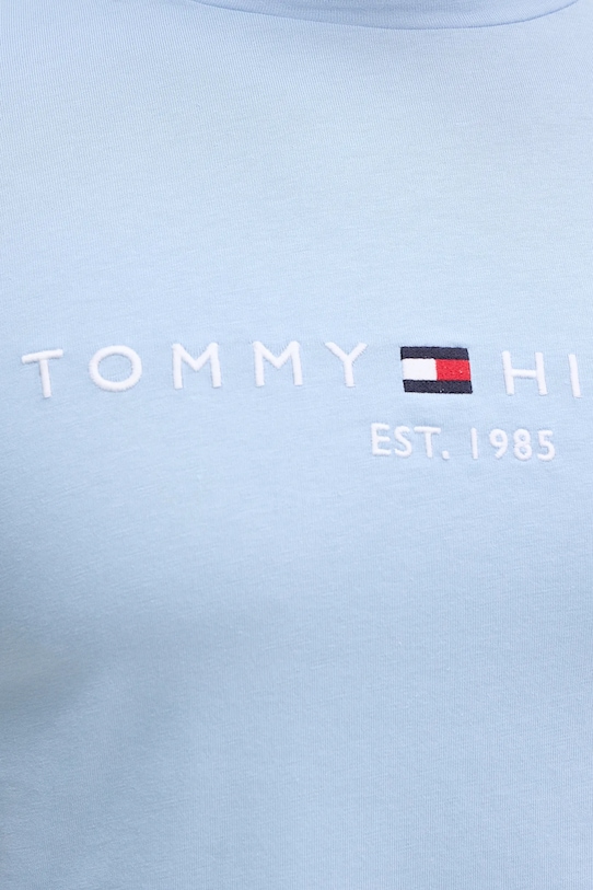 Tommy Hilfiger t-shirt bawełniany MW0MW11797 niebieski