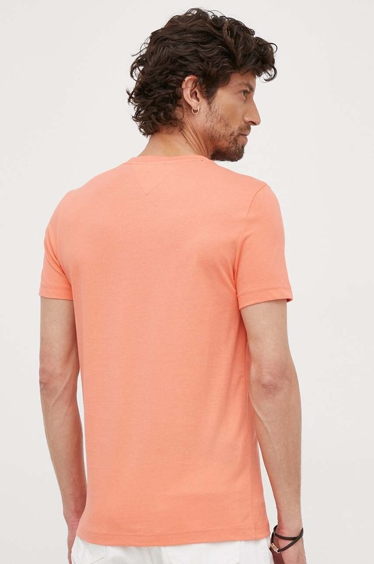 Odzież Tommy Hilfiger t-shirt bawełniany MW0MW11797 pomarańczowy