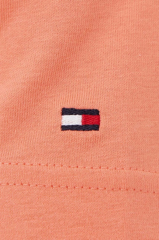 Tommy Hilfiger t-shirt bawełniany MW0MW11797 pomarańczowy