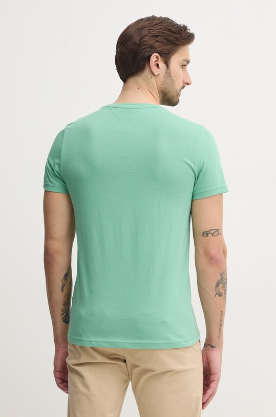 Îmbrăcăminte Tommy Hilfiger tricou din bumbac MW0MW11797 verde