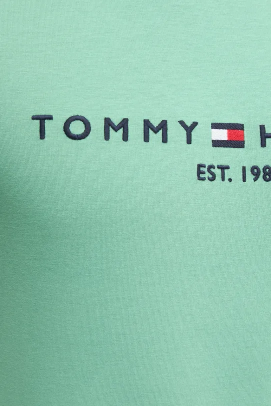 Bavlnené tričko Tommy Hilfiger MW0MW11797 zelená