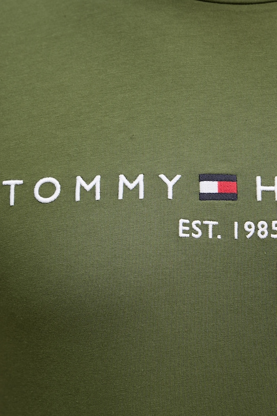 Tommy Hilfiger t-shirt bawełniany MW0MW11797 zielony