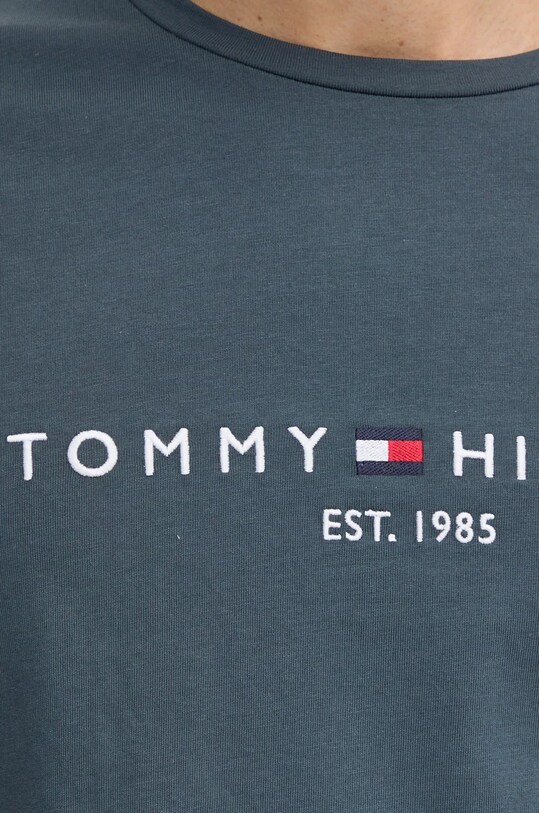 Bavlnené tričko Tommy Hilfiger MW0MW11797 sivá