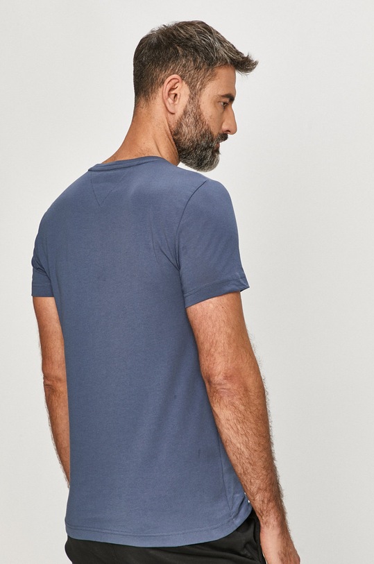 Odzież Tommy Hilfiger t-shirt bawełniany MW0MW11797 niebieski