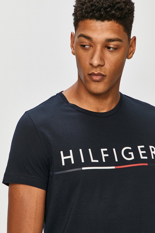 Tommy Hilfiger - Футболка MW0MW14550 темно-синій
