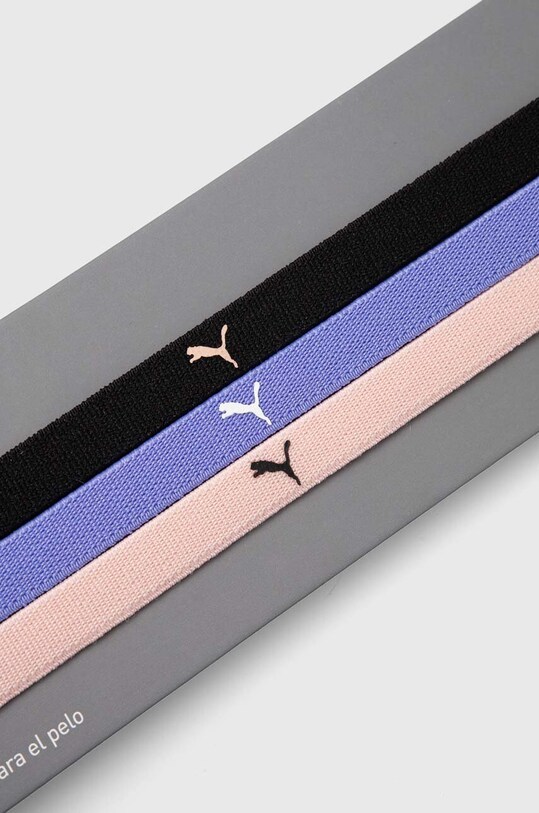 Повязки на голову Puma 3 шт 053491 фиолетовой SS24