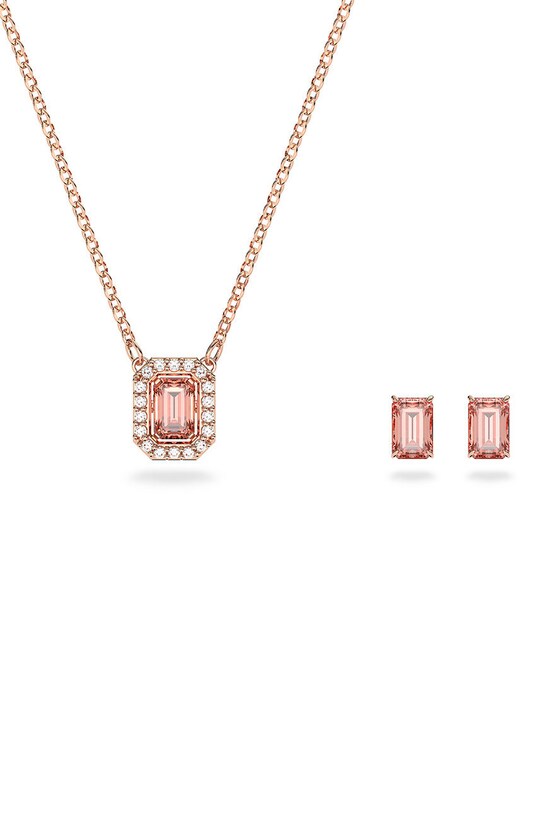 Swarovski - Колие и обици Millenia злато 5620548