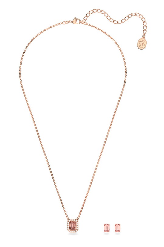Колье и серьги Swarovski Millenia 5620548 золотой AW21
