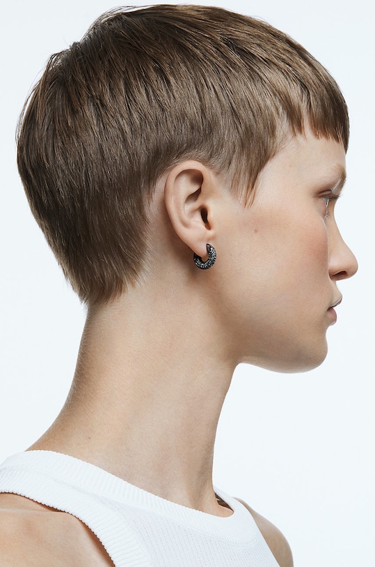Swarovski - Сережки DEXTERA 5620222 чёрный AW21