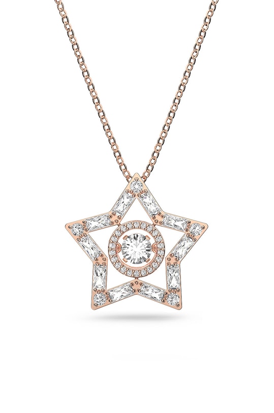 Ogrlica Swarovski zlatna 5617766