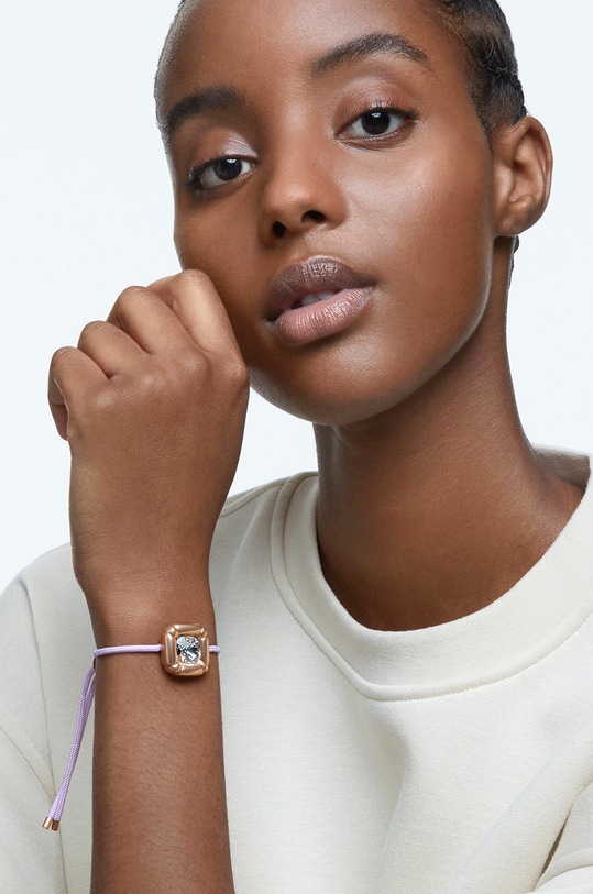 Браслет Swarovski 5617983 рожевий AW21