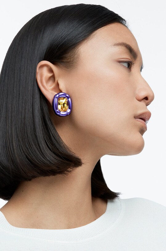 Swarovski - Náušnice DULCIS 5613729 fialová AW21