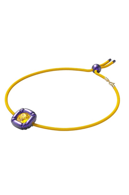 Swarovski - Naszyjnik Dulcis 5613645 żółty 5613645