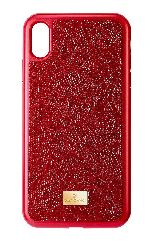 Swarovski Husă de telefon iPhone XS Max Glam Rock pentru telefon rosu 5481454