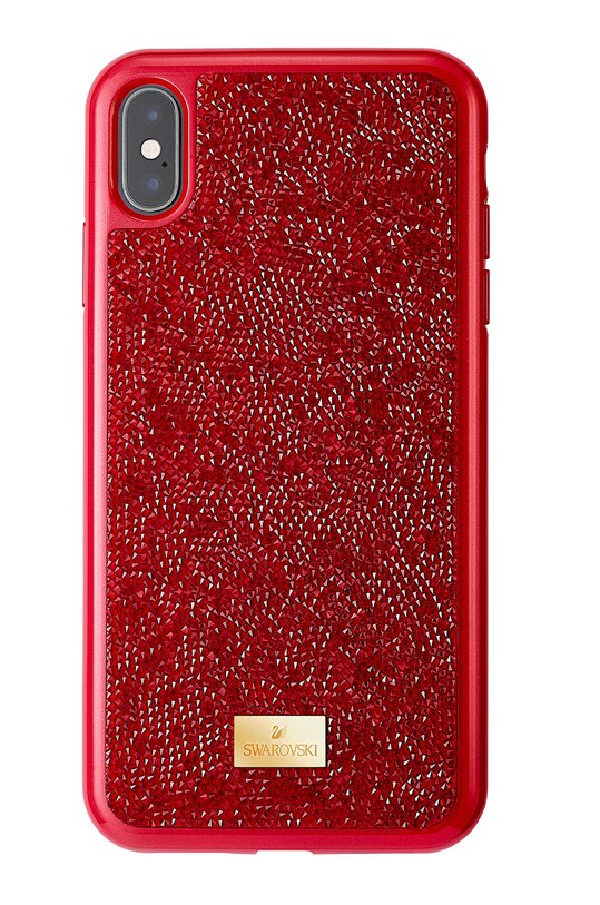 Accesorii Swarovski Husă de telefon iPhone XS Max Glam Rock 5481454 rosu