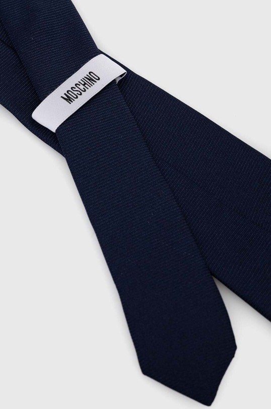 Moschino krawat jedwabny M5272.55060 granatowy AW24