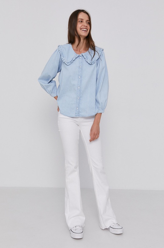 Odzież Levi's Koszula bawełniana A0668.0002 A0668.0002 niebieski