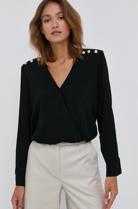 Liu Jo Bluzka WF1232.T9055 regular czarny WF1232.T9055