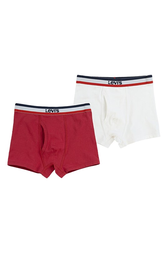 Levi's Bokserki dziecięce (2-PACK) bokserki dopasowane czerwony 9L0130.CO.B