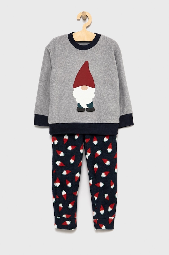 United Colors of Benetton Pijama copii set gri 3F7B0P00B