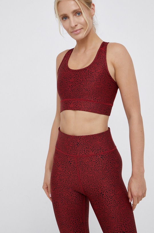 Sportovní podprsenka Only Play 15228961 burgundské AW21