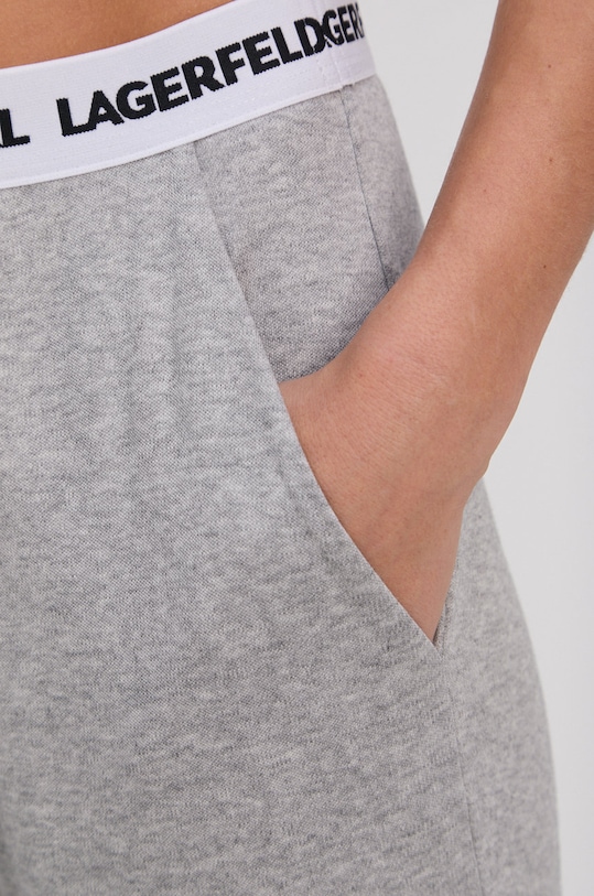 Pyžamové kalhoty Karl Lagerfeld šedá 215W2182