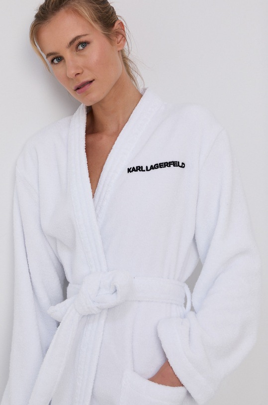Župan Karl Lagerfeld látka bílá 211W2180