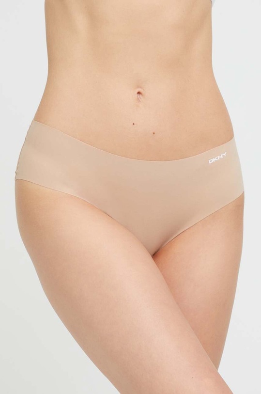 Gaćice Dkny 3-pack pletivo crna DK5028P3